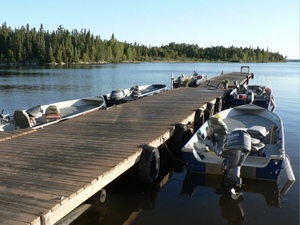 Docks at Goose Bay Camp