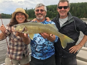 Beautiful Walleye in Hand
