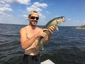 Releasing a Lunker Walleye